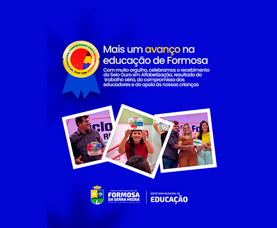 Formosa é Selo Ouro